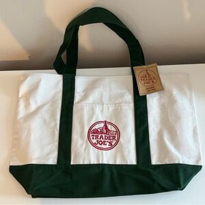 Trader Joe's Large Green Tote Bag!